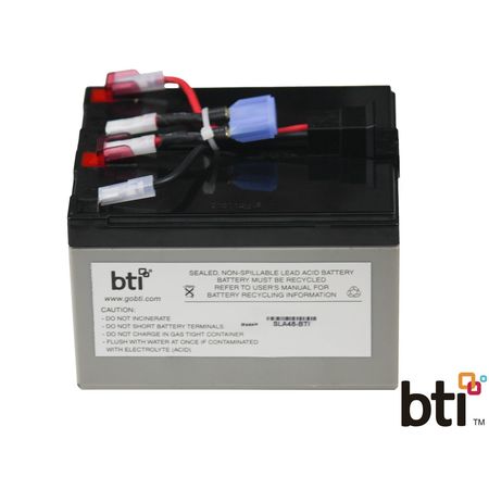 BATTERY TECHNOLOGY Replacemen Ups Battery For Apc Rbc48 RBC48-SLA48-BTI